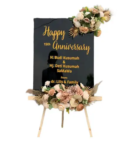 Papan Bunga Akrilik Penganjuran