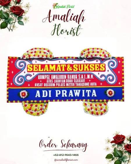 Papan Bunga Ucapan Selamat Penganjuran